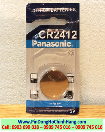 Pin Panasonic CR2412 _Pin CR2412